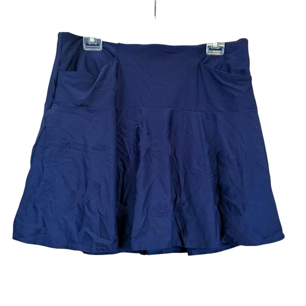 Golf/Tennis Skort Cali Brights Navy W/Sailboats Sz L